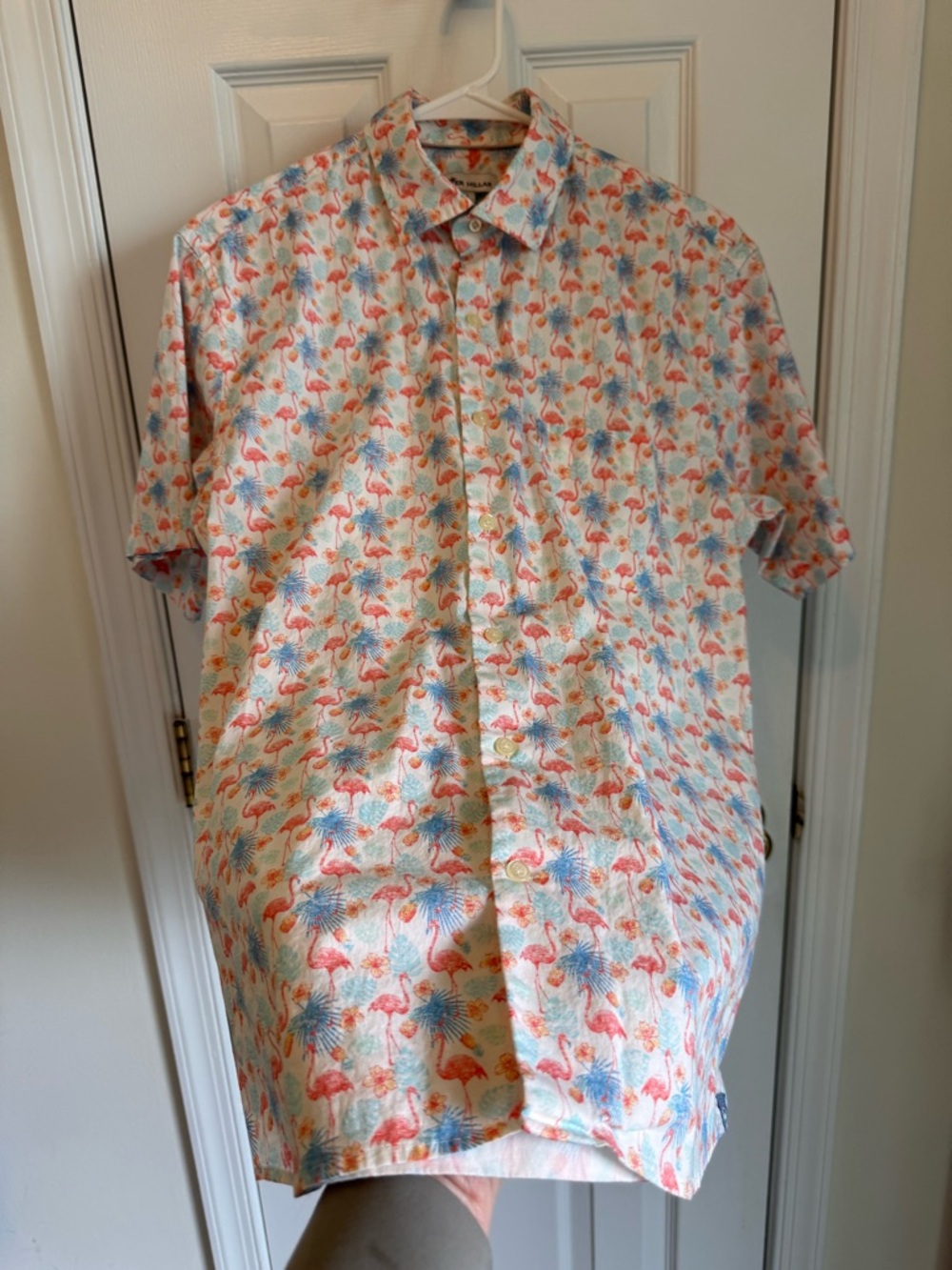 PETER MILLAR Seaside Paradise Cotton-Blend Sport Shirt Size M - Picture 2 of 13